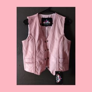 Jim Leather Inc | Leather Vest | Size S